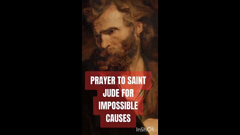 PRAYER TO SAINT JUDE FOR IMPOSSIBLE CAUSES #truth #jesus #christ #king #mary #joseph #ihs #church