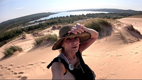 Minivan Camping and Hiking the Challenging Sleeping Bear Dunes