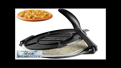 VEVOR Tortilla Press 10 Inch Tortilla and Roti Maker Cast Iron Heavy Review