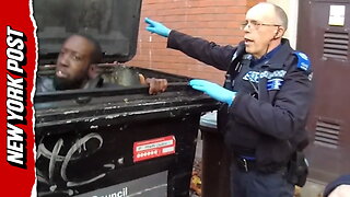 Burglar found hiding in dumpster after stealing $10K in glasses