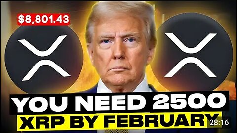 YOU NEED 2500 XRP BY FEBRUARY! ($8,801.41 PRICE SET)