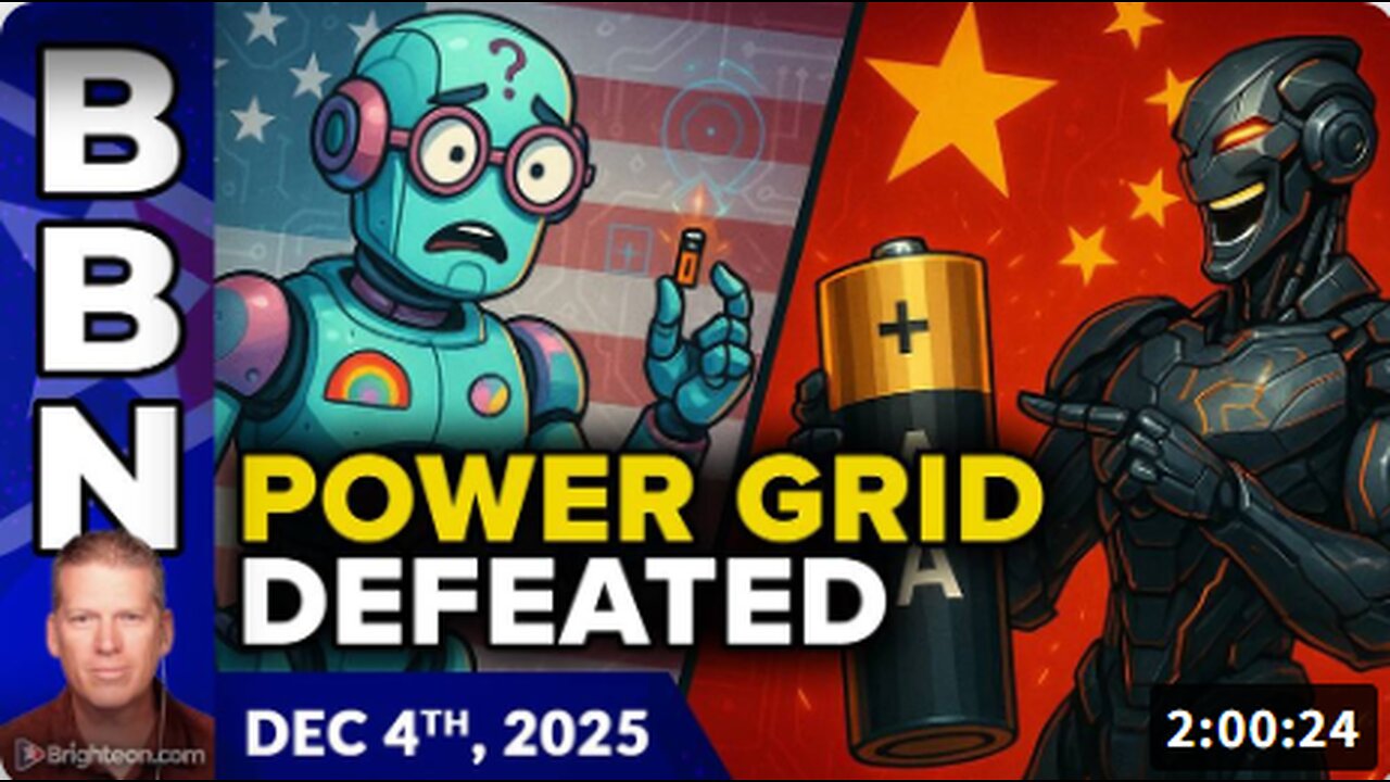 Brighteon Broadcast News, Dec 4, 2025 - Power grid DEFEATED! America can't power enough AI data centers until 2055