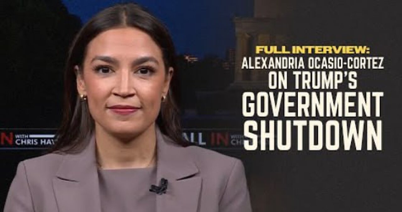 AOC Speaks on the Trump Government Shutdown [Full Interview]