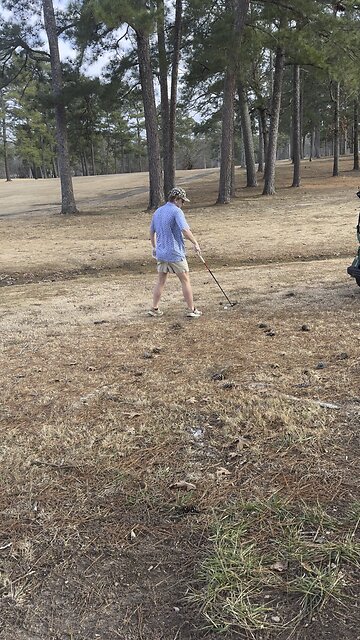 This is what I gotta deal with on the golf course btw