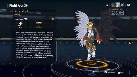 lucemon CM all digivolution/de-digivolution/profile Digimon Story Time Stranger