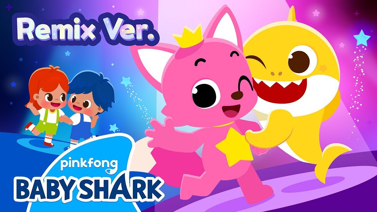 Round and Round (Remix) ｜ Dunggulge Dunggulge by Pinkfong ｜ Mingle Song ｜ Baby Shark Official