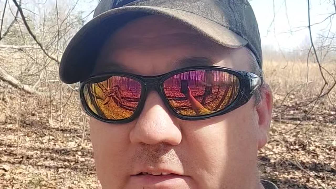 Trail camera taking pictures of the sky.