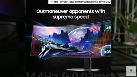 Samsung 49" Odyssey OLED G9 (G91SD) Dual QHD QD-OLED G-Sync Compatible Curved Ga