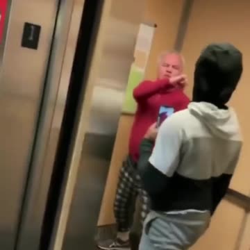 and here we have another blackie assaulting a white man..