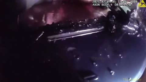 Marin County sheriff breaks car window to rescue woman in flooding creek