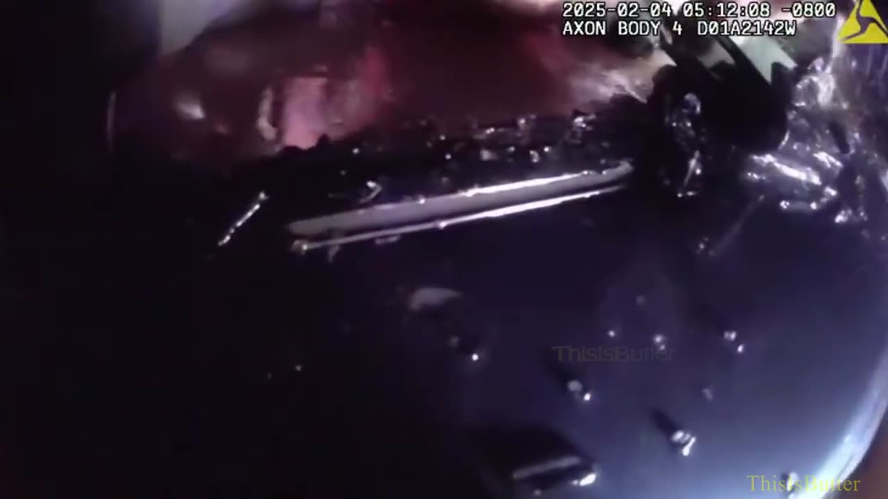 Marin County sheriff breaks car window to rescue woman in flooding creek