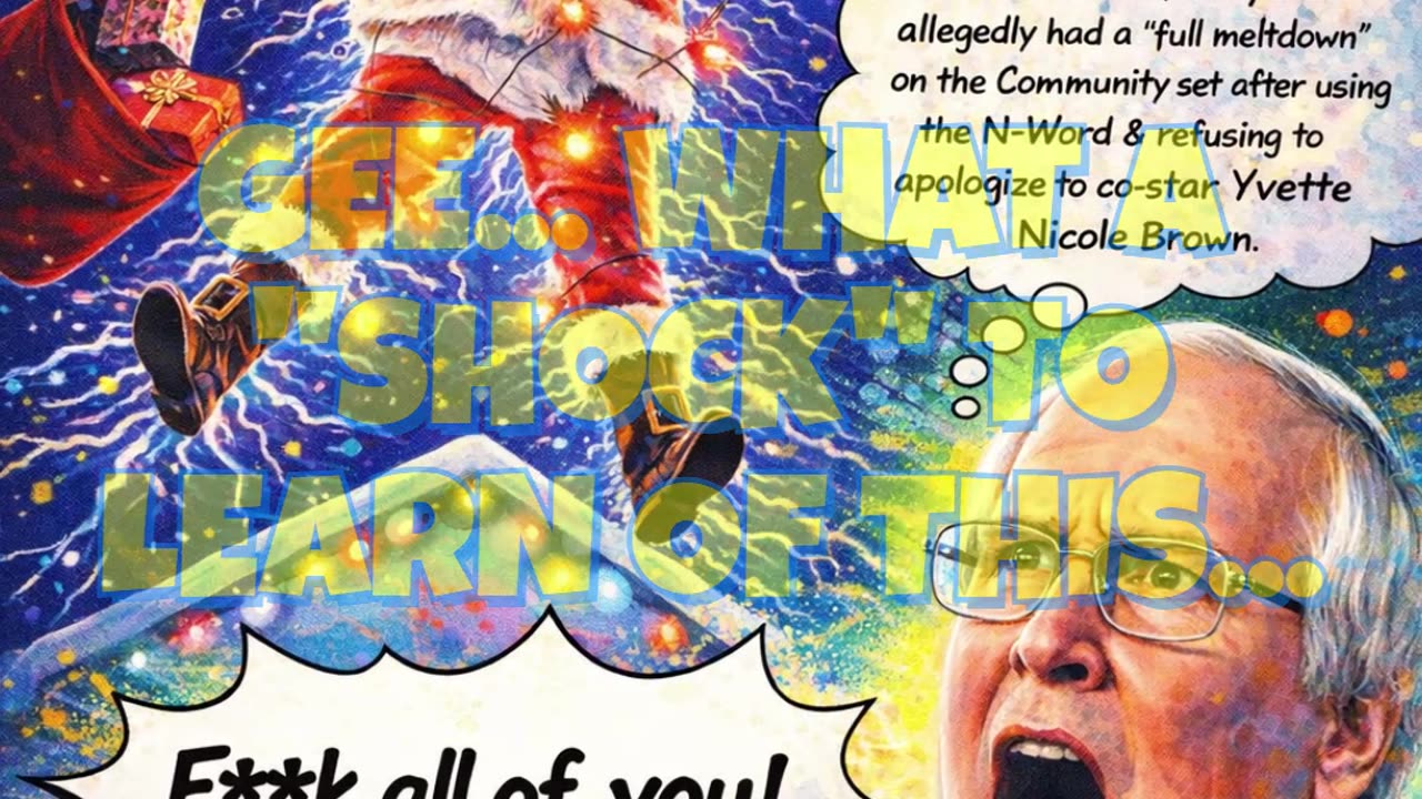 Chevy Chase Meltdown on Community Set