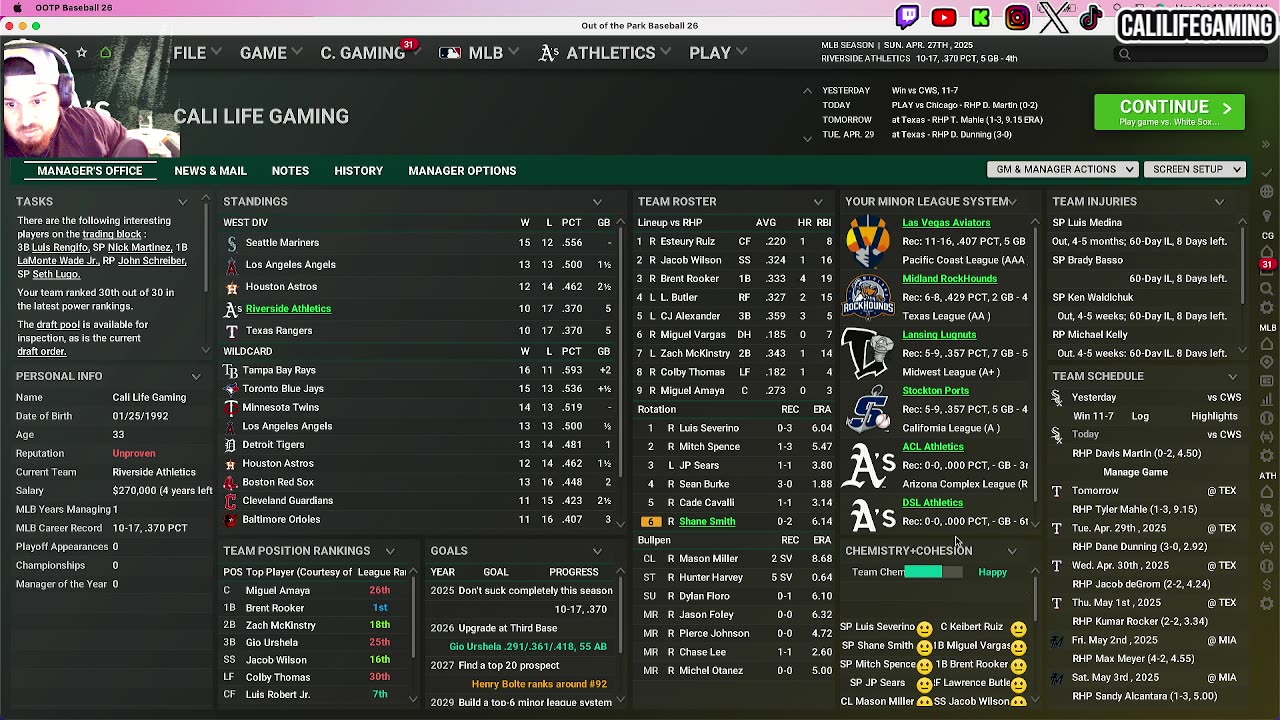 🔴Ep.26 Live Stream OOTP 26 Franchise Rebuild | Live Commissioner & Manager Mode (Inside The Diamond)