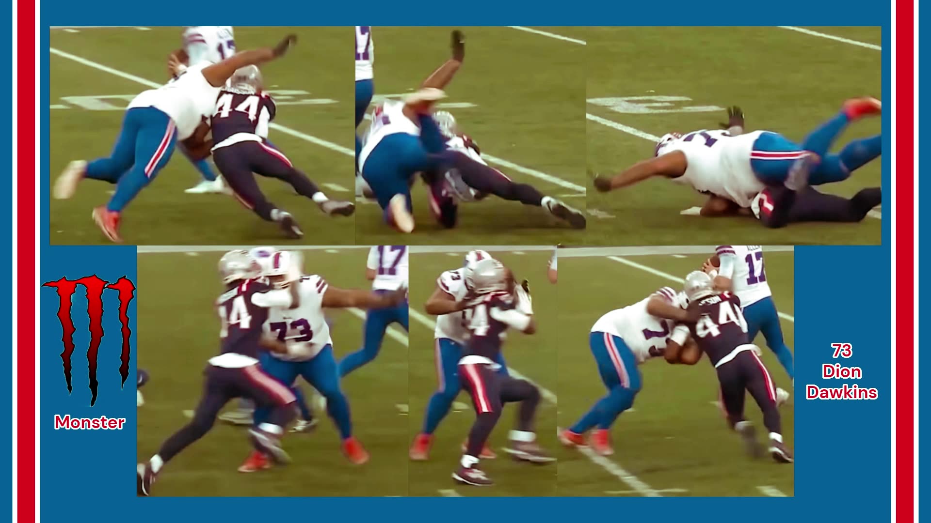 Prototype 695: Football Ad pitch for Monster: Dion Dawkins