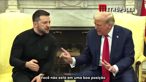 TRUMP E ZELENSKY BATEM BOCA DURANTE REUNIÃO NA CASA BRANCA | TRUMP AND ZELENSKY ARE IN A BRAWL DURING A MEETING AT THE WHITE HOUSE