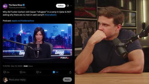 TUCKER CARLSON VISITS GAZAN REFUGEES, OUTRAGE ENSUES