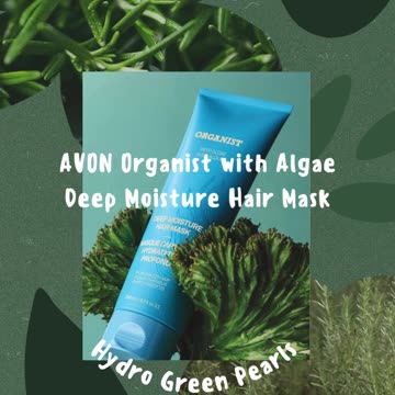 AVON Organist with Algae Deep Moisture Hair Mask