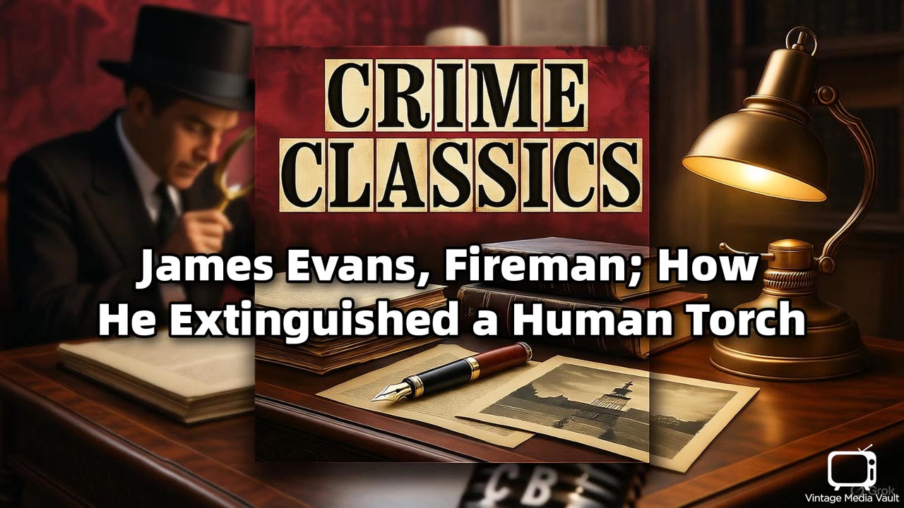 Crime Classics - James Evans, Fireman; How He Extinguished a Human Torch | Classic True Crime Radio