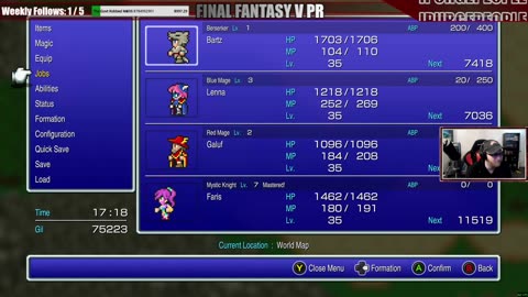 FF5 ‣‣ Final Fantasy V - 7. Bring it, Gilgamesh!