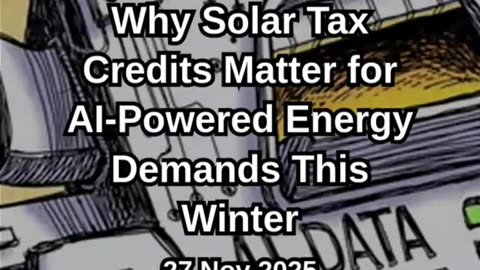 Solar Tax Credits Matter for AI-Powered Energy