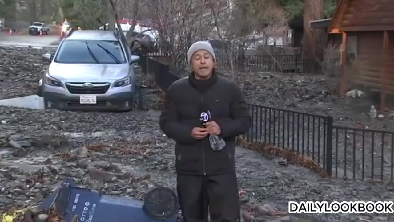 Wrightwood Mudslide Devastation! 🚨 Massive Christmas Eve Storm Buries Homes & Cars | 2025