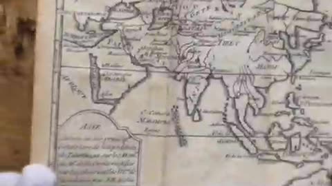 Map in a 1722 book Do you recognize anything?