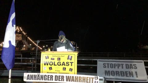 Wolgast - ein Teilnehmer nutzt das offene Mikrofon 28-01-2025