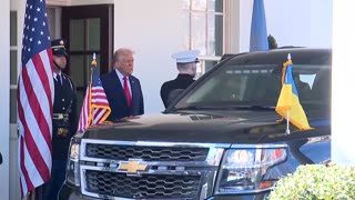 Trump greets Zelenskiy at White House for minerals deal meeting