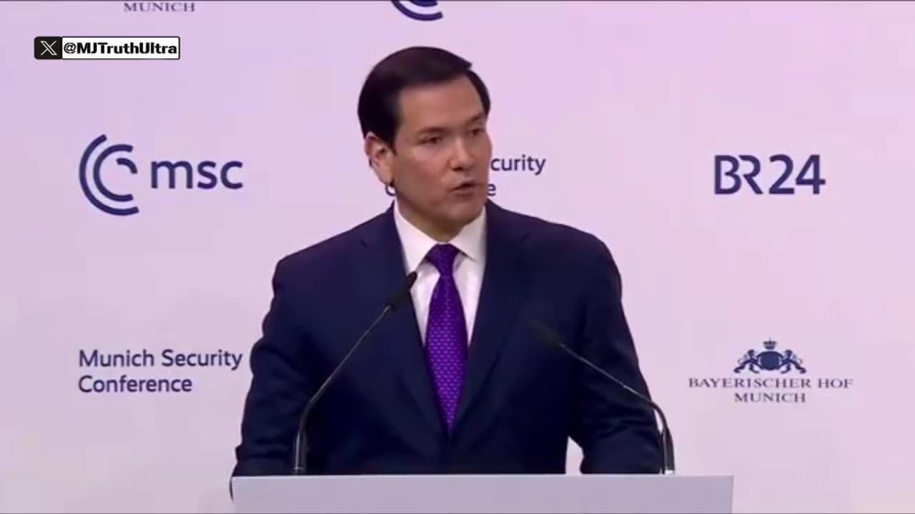 Rubio - We have no interest in the West’s managed decline 🔥