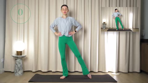 10 Min Standing Leg Burner | Pilates Workout (No Mat)