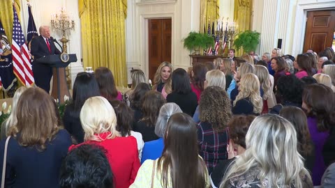 President Trump Participates in a Women's History Month Event
