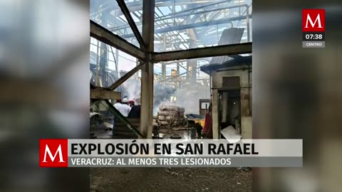 Registran fuerte explosión en empresa juguera 'Citrofrut' en San Rafael, Veracruz