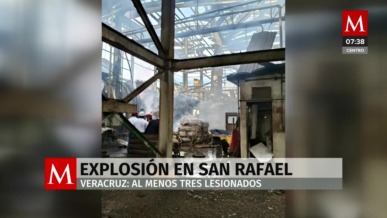 Registran fuerte explosión en empresa juguera 'Citrofrut' en San Rafael, Veracruz