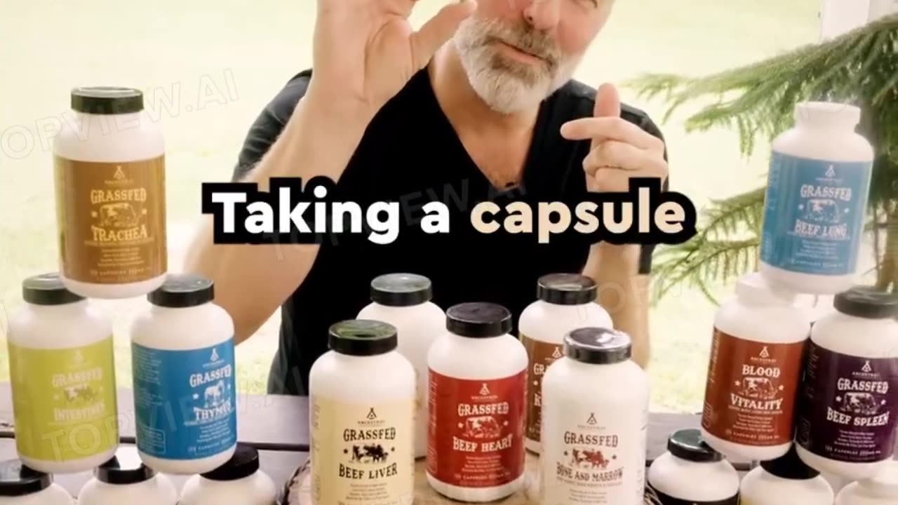 Ancestral Supplements Grass-Fed Beef Organ Blend: Whole Body Wellness in a Capsule!