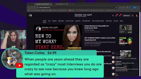 I was just live on Infowars with Harrison Smith