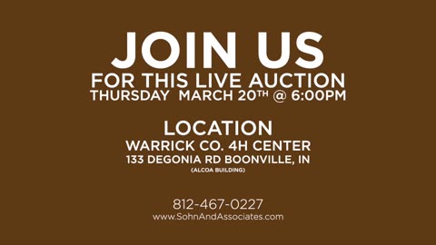 SOUTHERN INDIANA PUBLIC REAL ESTATE AUCTION