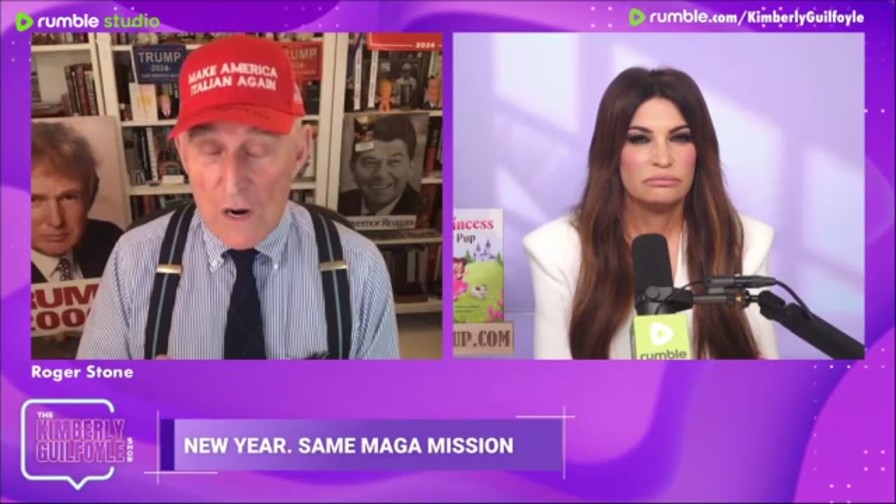 Kimberly Guilfoyle w/ Roger Stone: New Year. Same MAGA Mission! - 12/30/2024