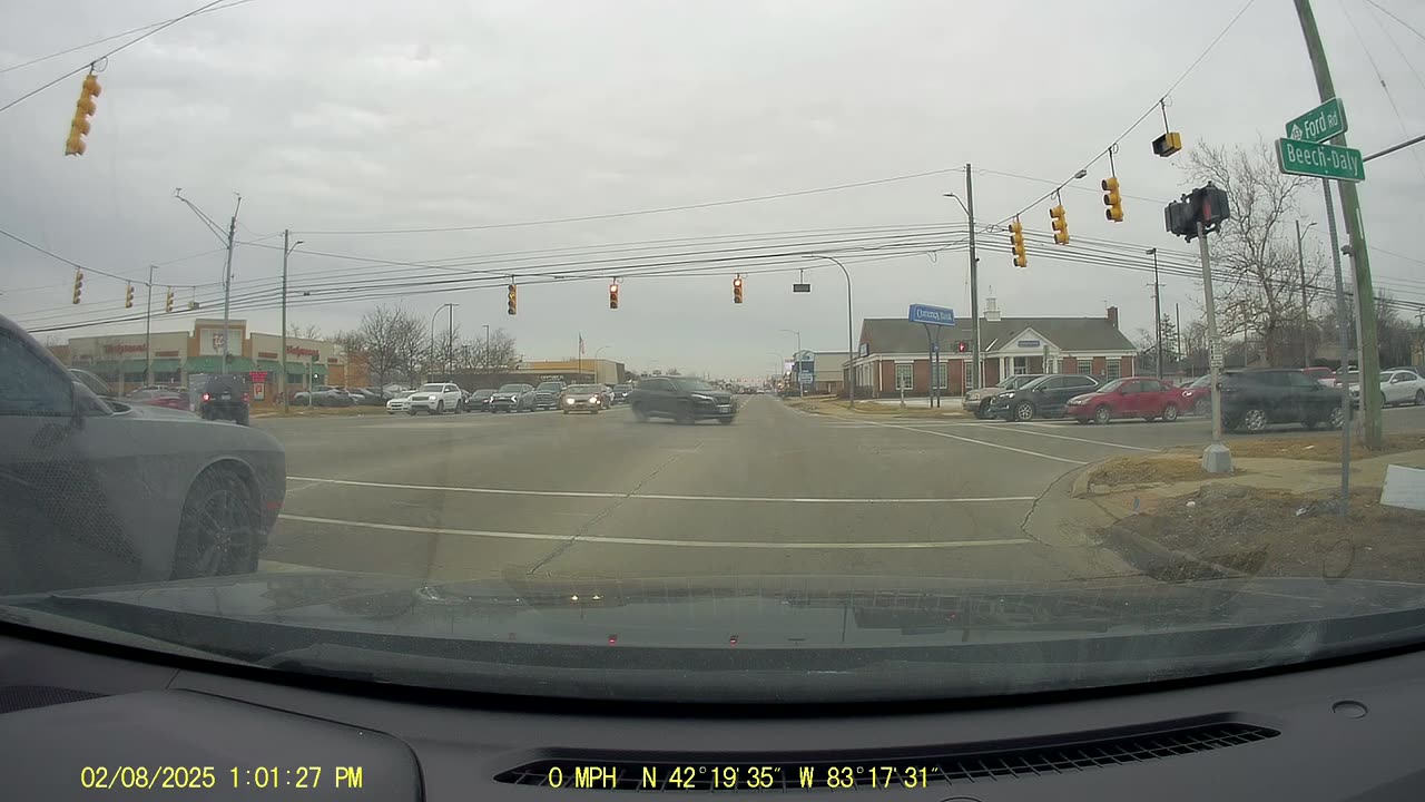 Roundtrip Drive From Levagood Area, Dearborn; To Kroger, Ford Rd, Dearborn Heights, MI, 2/8/25