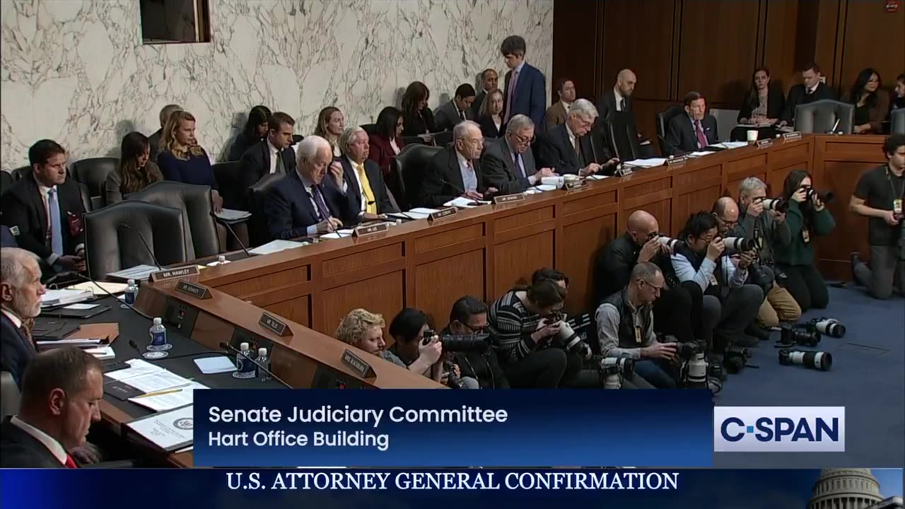 Attorney General Nominee Pam Bondi opening statement.