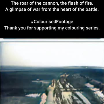 Eyes of Steel Tank Gun Camera Captures Combat #ColourisedHistory