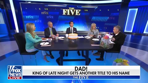 ‘The Five’ welcomes Greg Gutfeld back after the birth of his daughter