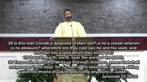 Christmas series message entitled "Joseph"