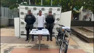 RECAPTURA DE ALIAS 'TOTOY' EN CARTAGENA