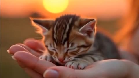 Amazing pet little cat