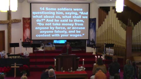 Sunday Morning Service December 21, 2025