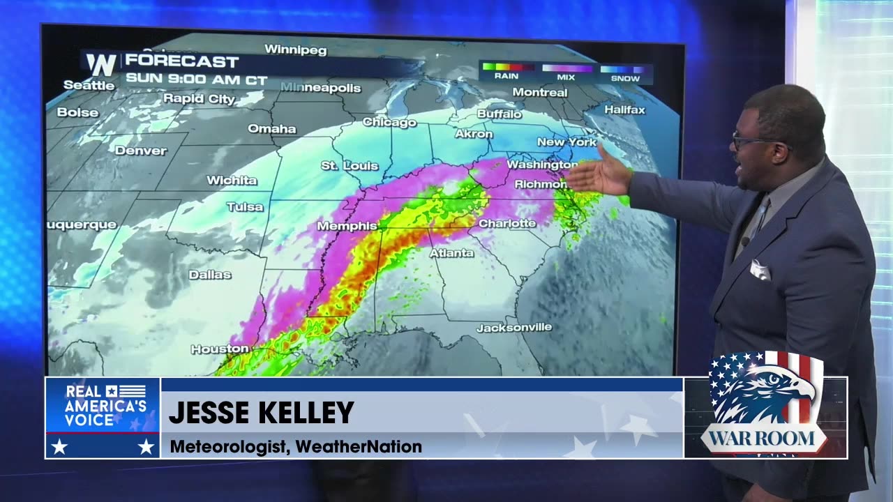 Jesse Kelley Breaks Down The Incoming Winter Storm And What To Expect In Your Area, From Texas To The East Coast