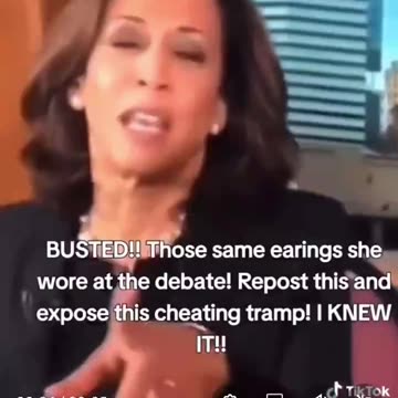Proof Kamala Used an Earring as a Listening Device