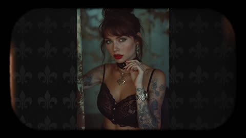 Hot Young Woman - Retro Style