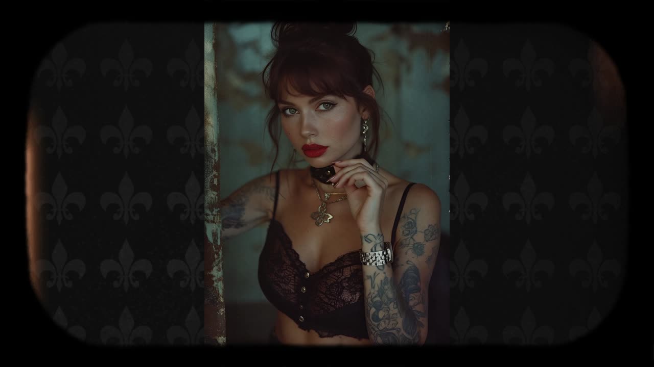 Hot Young Woman - Retro Style