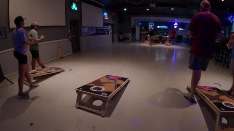 9.22.25 Rix bar & grille, TCL Cornhole A/B league - Match 1